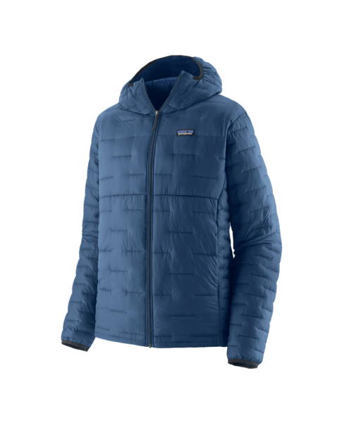Micro Puff Hoody Clement Blue