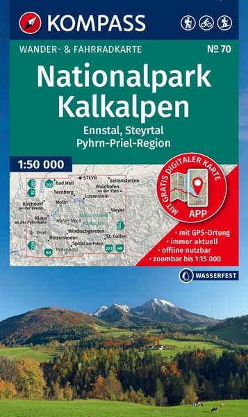 Wanderkarte Nationalpark Kalkalpen