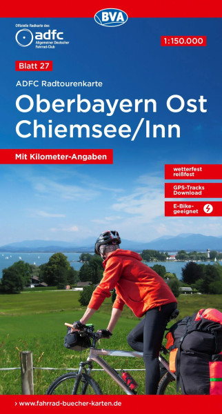Oberbayern / Chiemsee - Inn Fahrradkarte