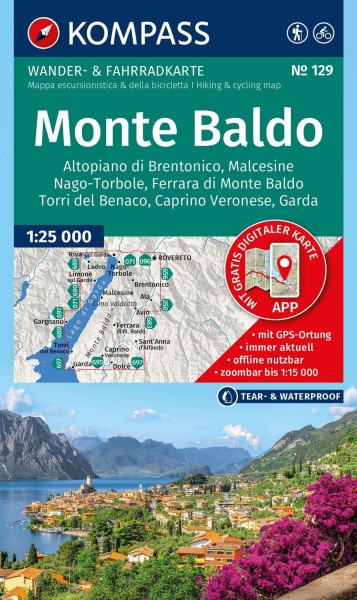 Wanderkarte Monte Baldo