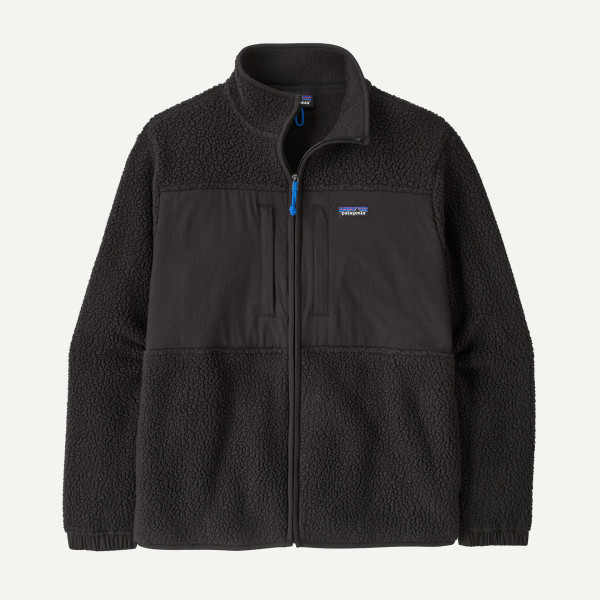 Retro Pile Patch Jacket Black