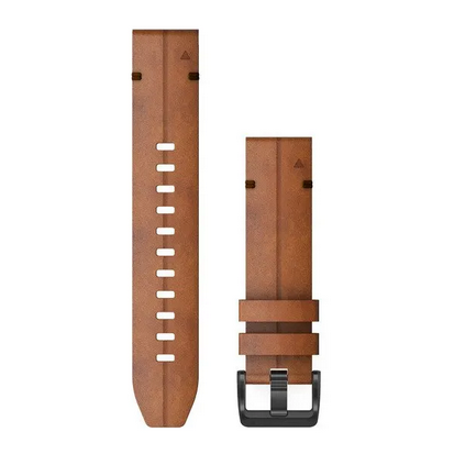 26mm QuickFit Armband Leder braun
