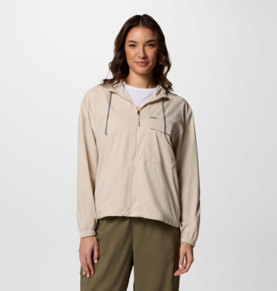 Skien Valley Hood LS Shirt W Dark Stone