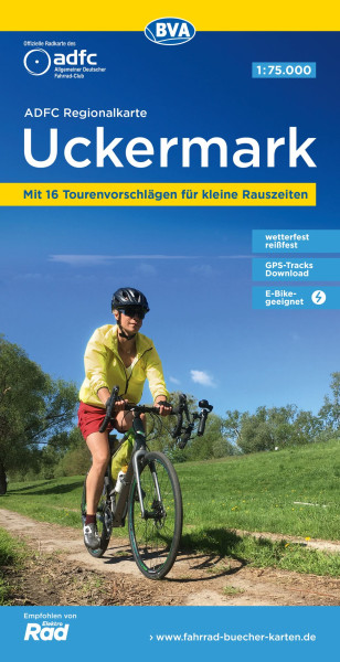 Uckermark Fahrradkarte