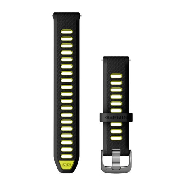 18MM Quickrelease Armband Silikon - Black/Zirrus