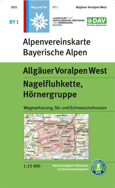 AV-Karte BY 1 - Allgäuer Voralpen West