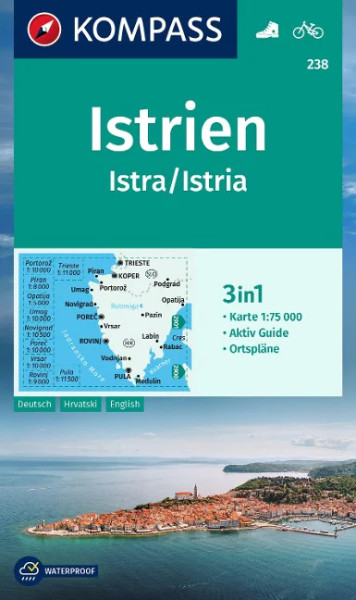 Wanderkarte 238 Istrien