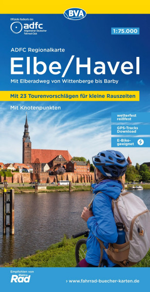 Elbe / Havel / Magdeburg Fahrradkarte