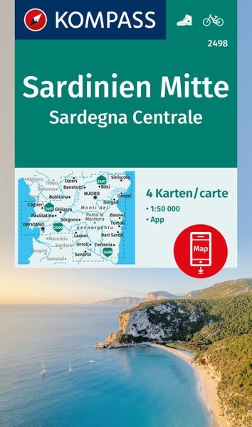 Wanderkarte Sardinien Mitte