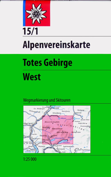 AV-Karte 15/1 - Totes Gebirge West