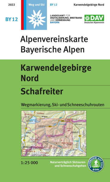 AV-Karte BY 12 - Karwendelgebirge Nord