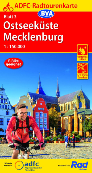 Ostseeküste / Mecklenburg Fahrradkarte