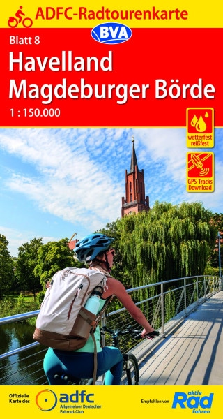 Havelland / Magdeburger Börde Fahrradkarte