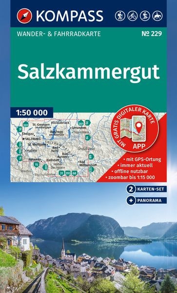 Wanderkarte Salzkammergut