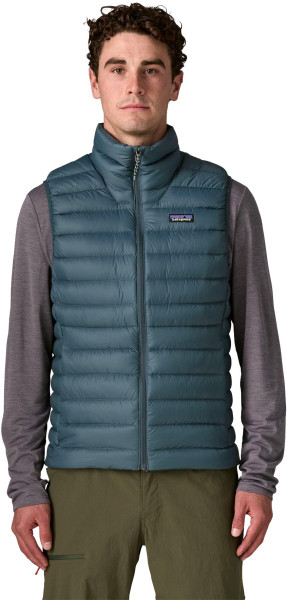 Down Sweater Vest Summit Blue