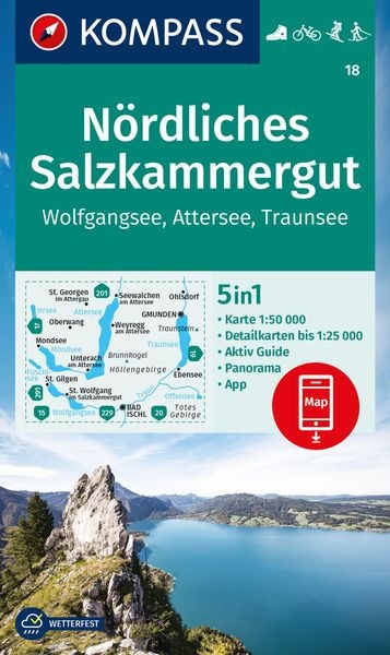 Wanderkarte 18 - Nördliches Salzkammergut