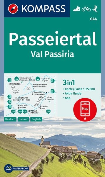 Wanderkarte Passeiertal, Val Passiria