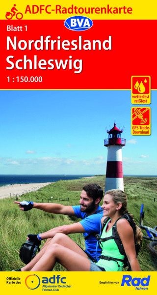 Nordfriesland / Schleswig Fahrradkarte