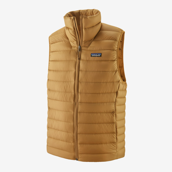 Down Sweater Vest Raptor Brown