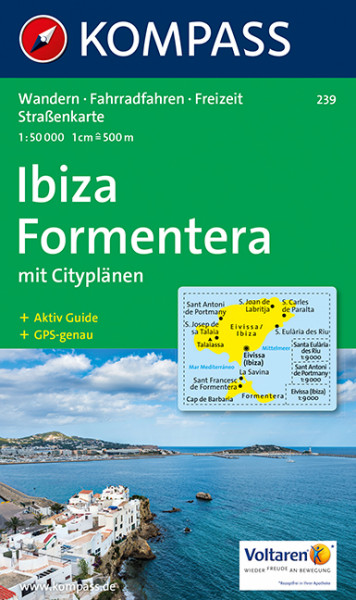 Wanderkarte Ibiza, Formentera