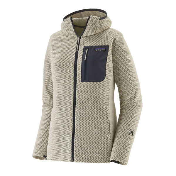 R1 Air Full Zip Hoody W Wool White