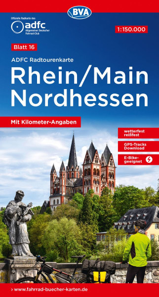 Rhein / Main / Nordhessen Fahrradkarte