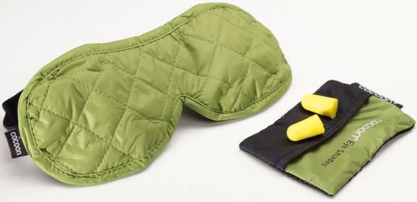 Eye Shades inkl. Ear Plugs - wasabi/grey