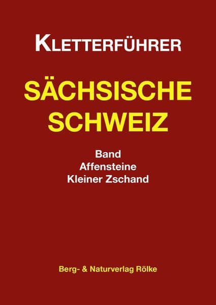 Kletterführer Sächsische Schweiz - Affensteine, Kleiner Zschand