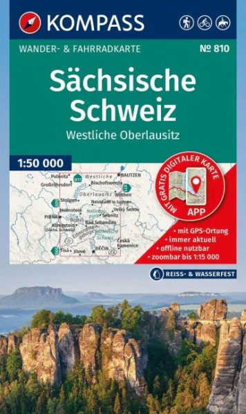 Wanderkarte Sächsische Schweiz