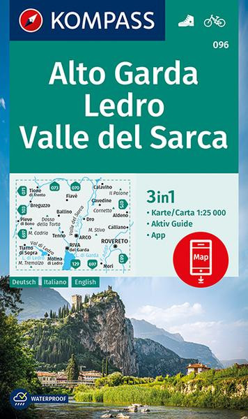 Wanderkarte Alto Garda, Ledro, Valle del Sarca