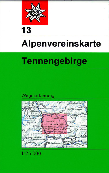 AV-Karte 13 - Tennengebirge