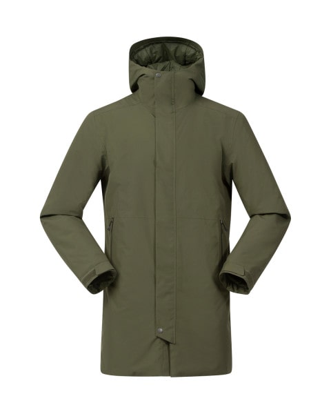 Urban Insulated Shell Coat Dark Green Mud
