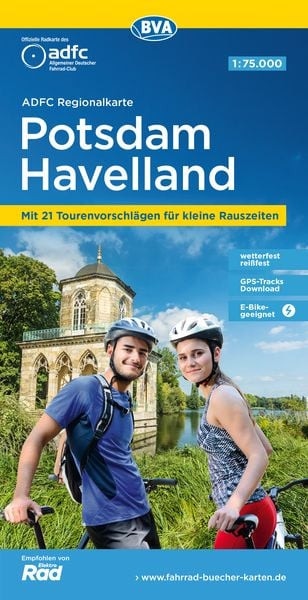 Potsdam / Havelland Fahrradkarte, Auflage 2020
